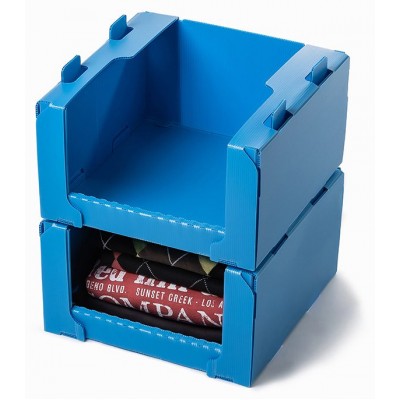 Corrugated Plastic Sustainable and Circular Plastic Packaging For Supply Chain Modular Picking Bin
