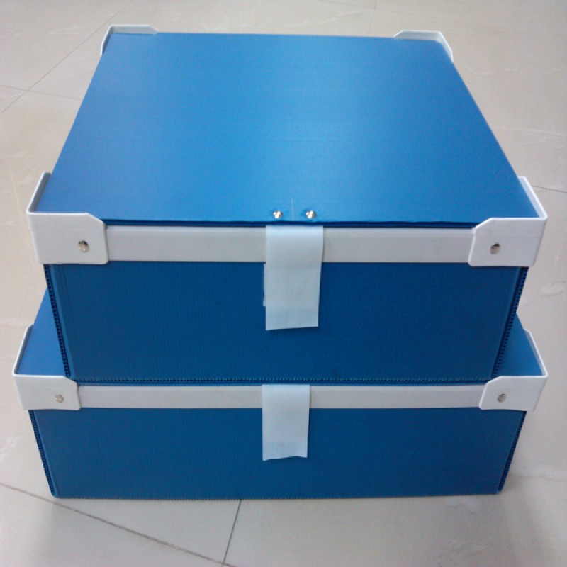 Corrugated Plastic Storage Boxes Reusable Plastic Moving Box and Folding Plastic Container 