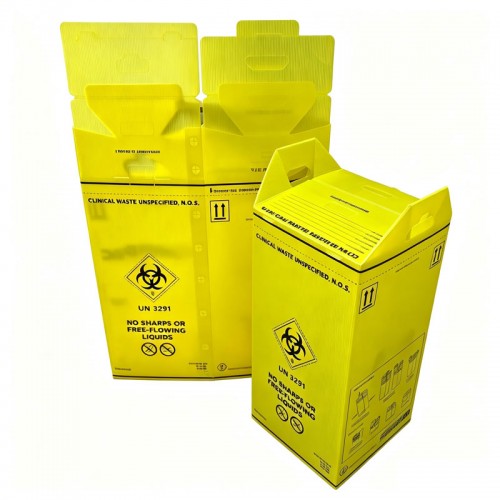 Clinical Waste Box Medical Waste Containers PHARMACEUTICAL waste Box Biohazard Medical Waste Disposal UN 3291 Approved