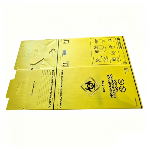 Clinical Waste Box Medical Waste Containers PHARMACEUTICAL waste Box Biohazard Medical Waste Disposal UN 3291 Approved