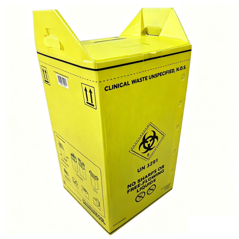 Clinical Waste Box Medical Waste Containers PHARMACEUTICAL waste Box Biohazard Medical Waste Disposal UN 3291 Approved