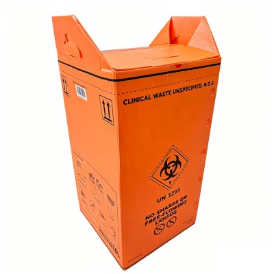 Clinical Waste Box Medical Waste Containers PHARMACEUTICAL waste Box Biohazard Medical Waste Disposal UN 3291 Approved